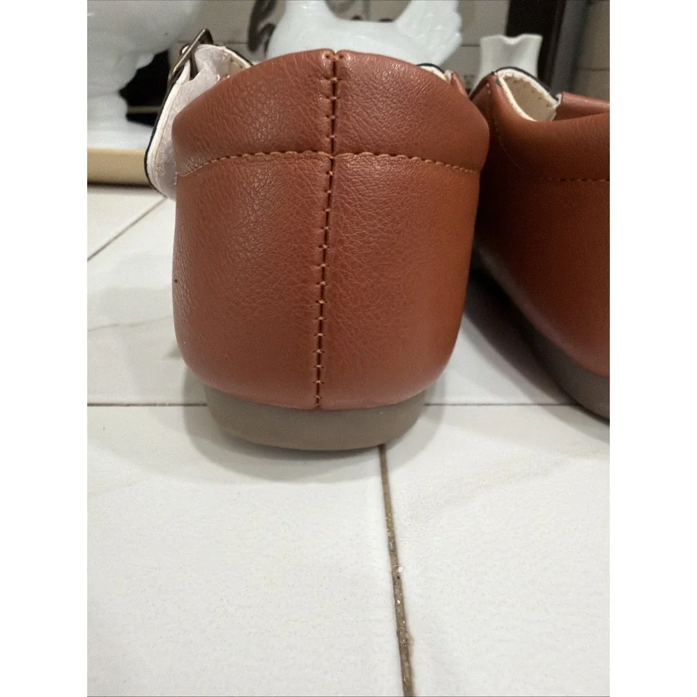 Meckior Shoes Girls Size 12.5 Mary Jane  Vegan Leather Toddler Kids Hook/Loop